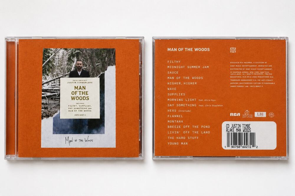 Justin Timberlake Man of the Woods CD Brand New Factory Sealed 2018 Studio Album